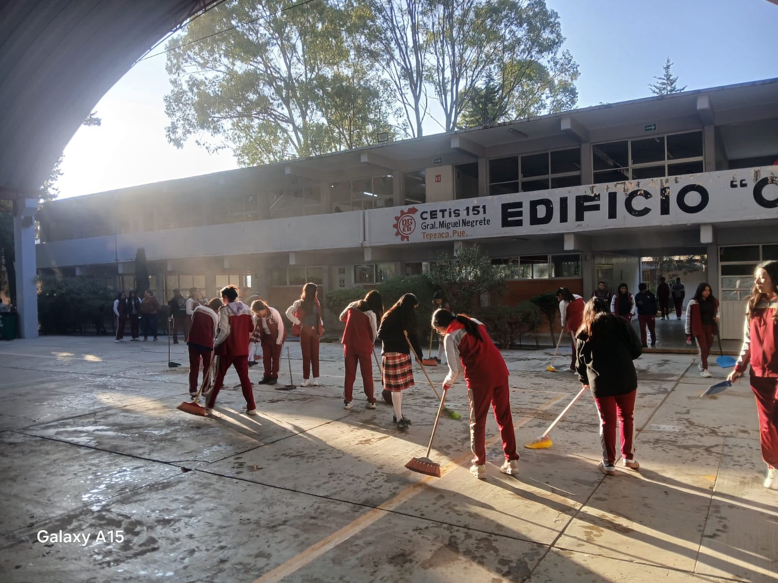 Limpieza de las áreas escolares
